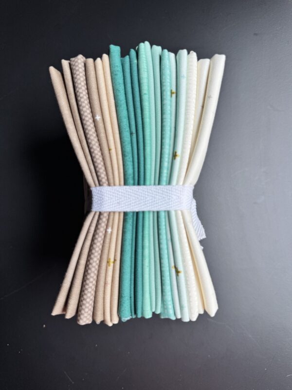 Sandy Toes 12-Piece Riley Blake Basics Bundle featuring coastal colored Riley Blake basics
