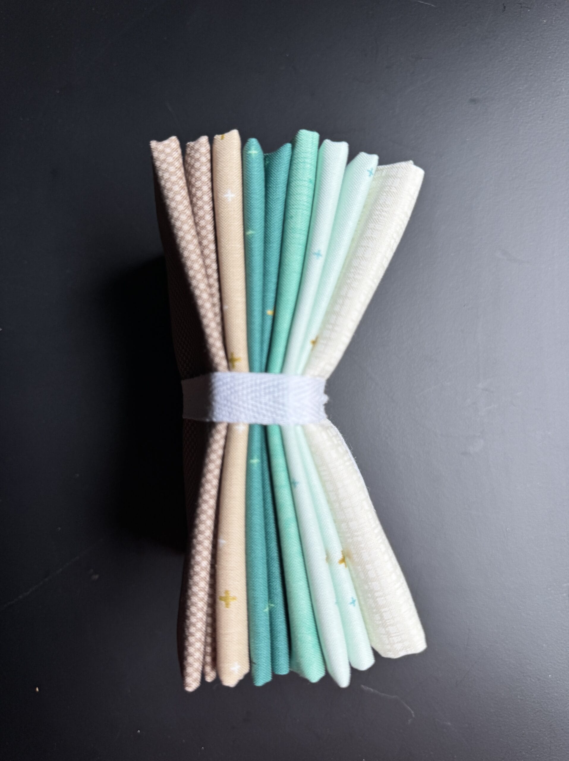 Beach Walk 6-Piece Riley Blake Basics Bundle featuring coastal colored Riley Blake basics