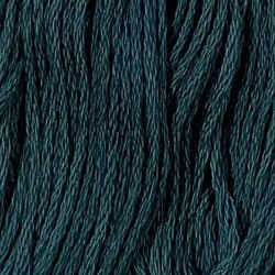 Valdani 6-ply embroidery floss in 831 Spruce Green Light hand-dyed cotton thread