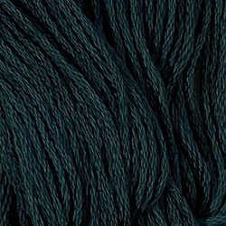 Valdani 6-ply embroidery floss in 832 Spruce Green Medium hand-dyed cotton thread