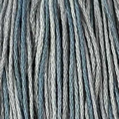 Valdani 6-ply embroidery floss in JP12 Seaside hand-dyed cotton thread
