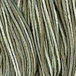 Valdani 6-ply embroidery floss in JP9 Herb Garden hand-dyed cotton thread