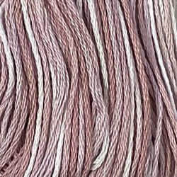 Valdani 6-ply embroidery floss in JP3 Sweet Violets hand-dyed cotton thread