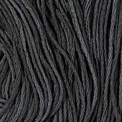 Valdani 6-ply embroidery floss in H211 Blue Black hand-dyed cotton thread