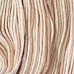 Valdani 6-ply embroidery floss in P4 Aged White Light hand-dyed cotton thread