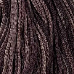 Valdani 6-ply embroidery floss in H210 Melancholic Purple hand-dyed cotton thread