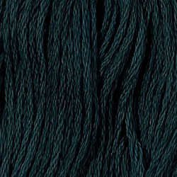 Valdani 6-ply embroidery floss in 833 Spruce Green Dark hand-dyed cotton thread