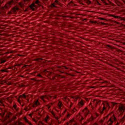 Valdani Size 8 perle cotton ball in O775 Proud Turkey hand-dyed thread