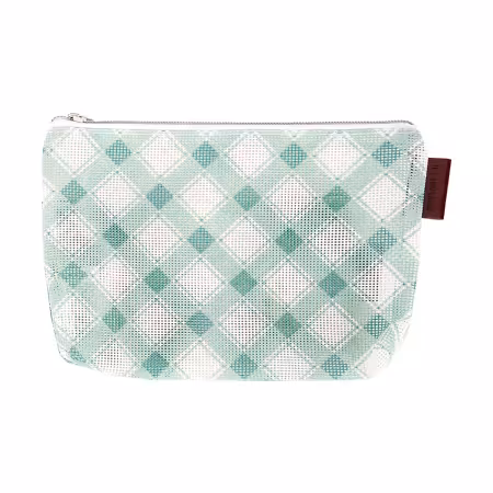 Jade Mini Mad for Plaid mesh project bag by It's Sew Emma