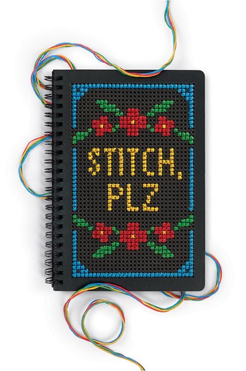 Fred Stitch Plz Journal with cross stitchable cover and dot grid pages