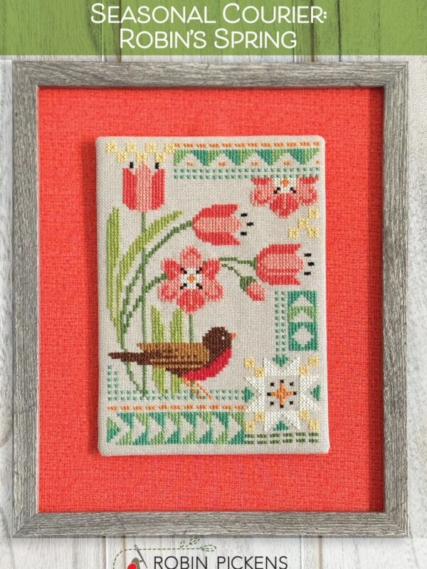 Robin Spring Cross Stitch Pattern by Robin Pickens