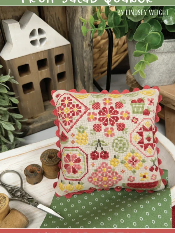 Fruit Salad Quaker Cross Stitch Pattern by Primrose Cottage