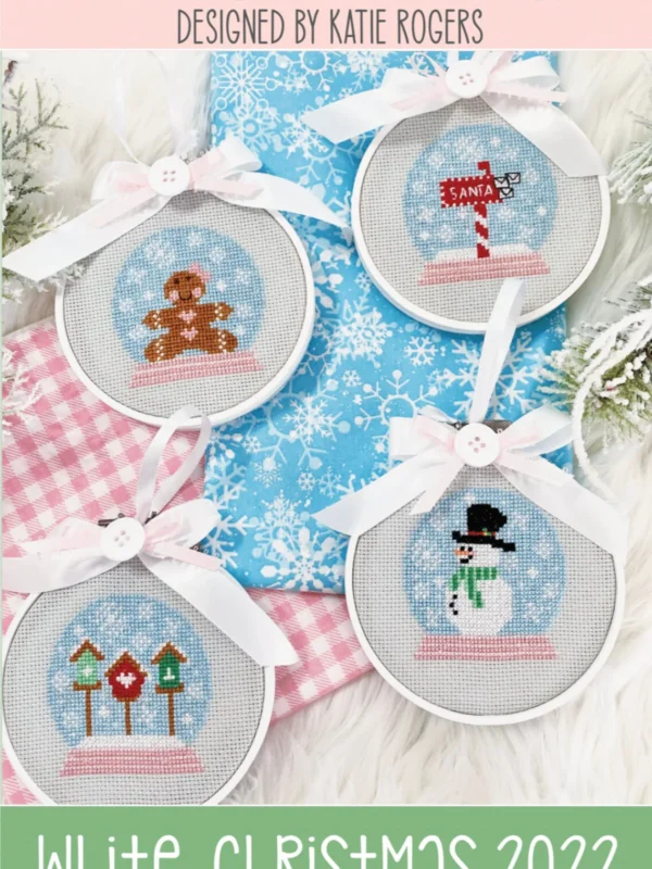 White Christmas 2022 Cross Stitch Pattern by Primrose Cottage