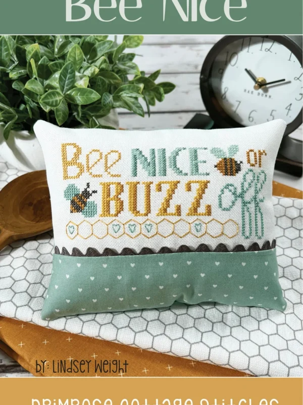 Bee Nice Cross Stitch Pattern by Primrose Cottage