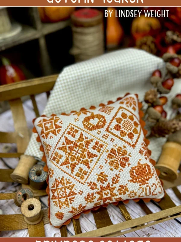 Autumn Quaker Cross Stitch Pattern by Primrose Cottage