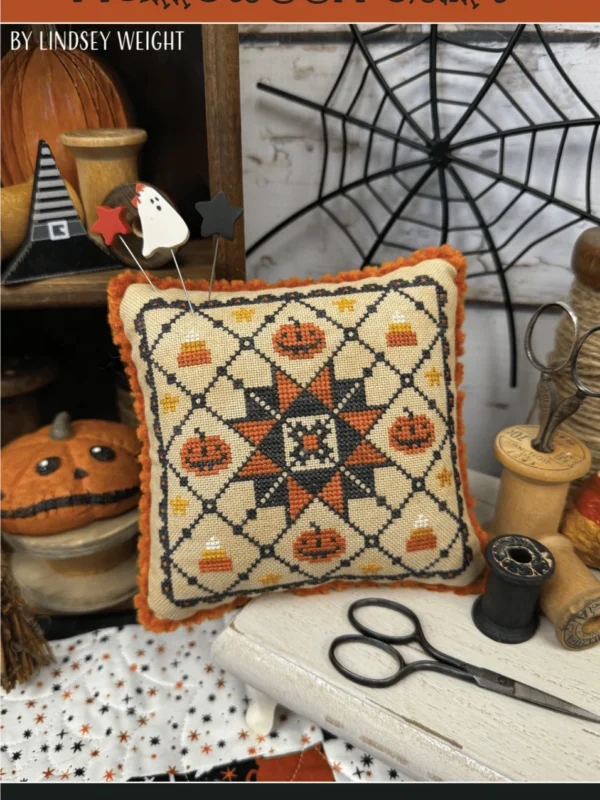 Halloween Quilt Cross Stitch Pattern by Primrose Cottage