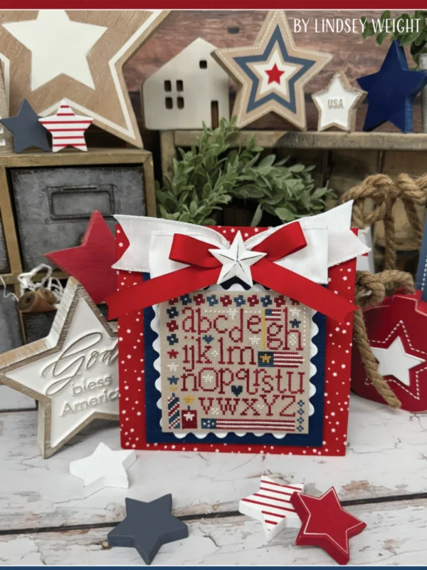 American Alphabet Cross Stitch Pattern by Primrose Cottage