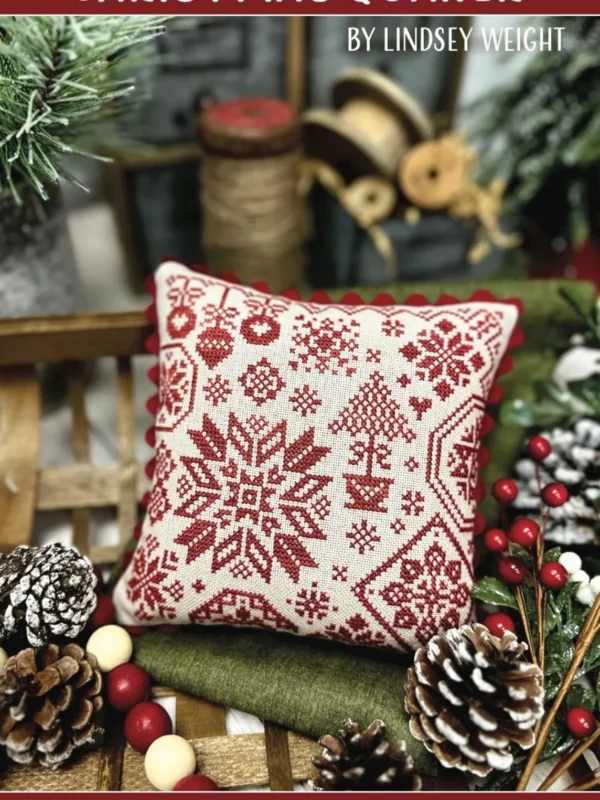 Christmas Quaker Cross Stitch Pattern by Primrose Cottage