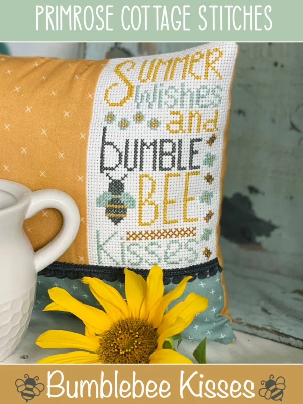 Bumblebee Kisses Cross Stitch Pattern by Primrose Cottage