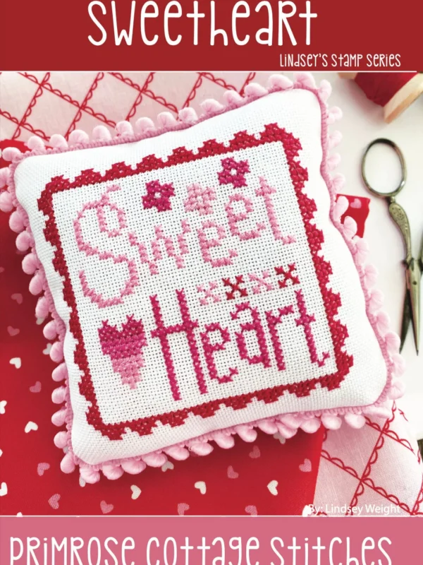 Sweetheart Cross Stitch Pattern by Primrose Cottage
