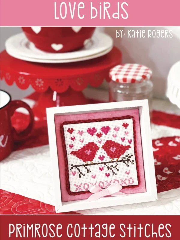 Love Birds Cross Stitch Pattern by Primrose Cottage