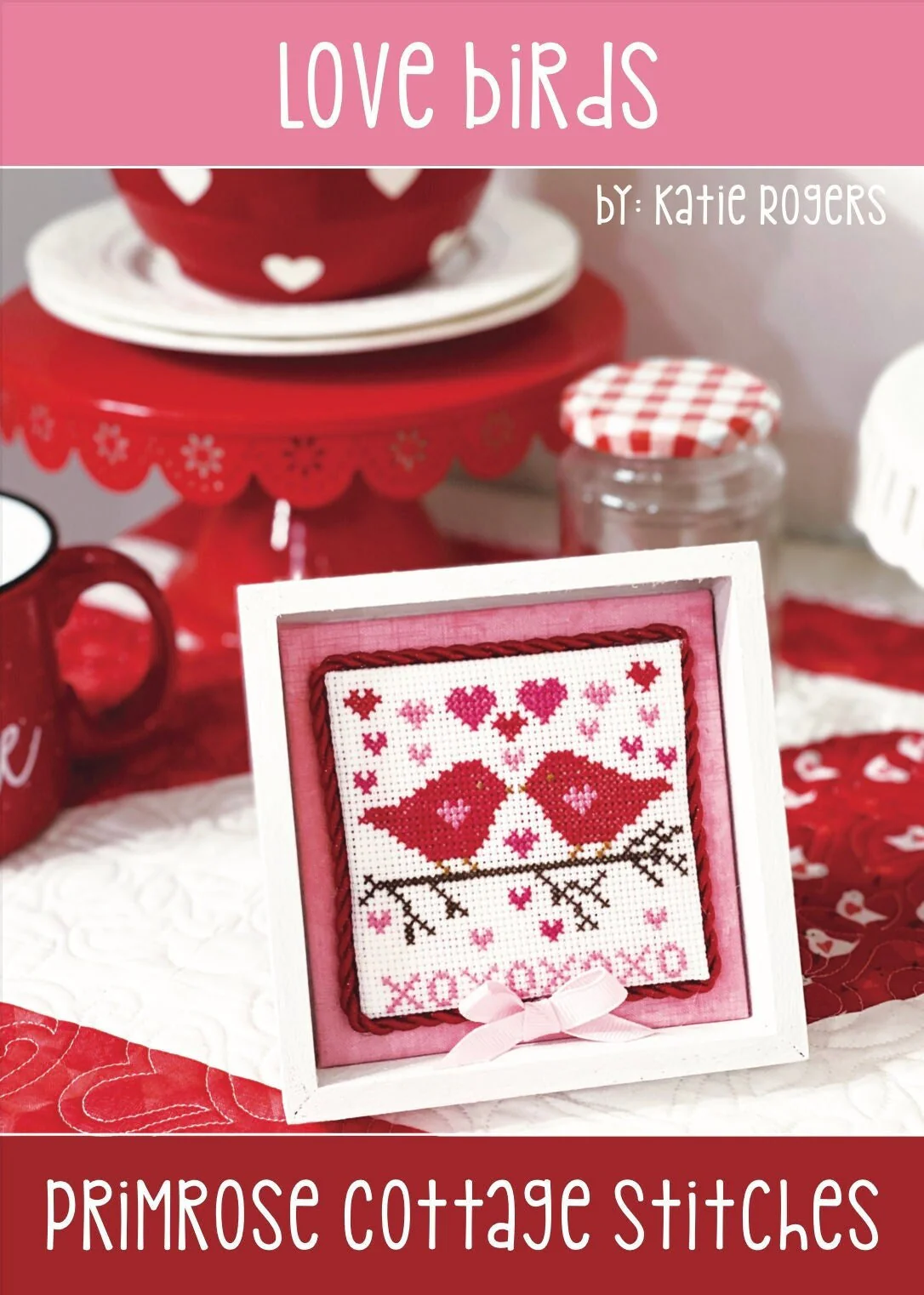 Love Birds Cross Stitch Pattern by Primrose Cottage