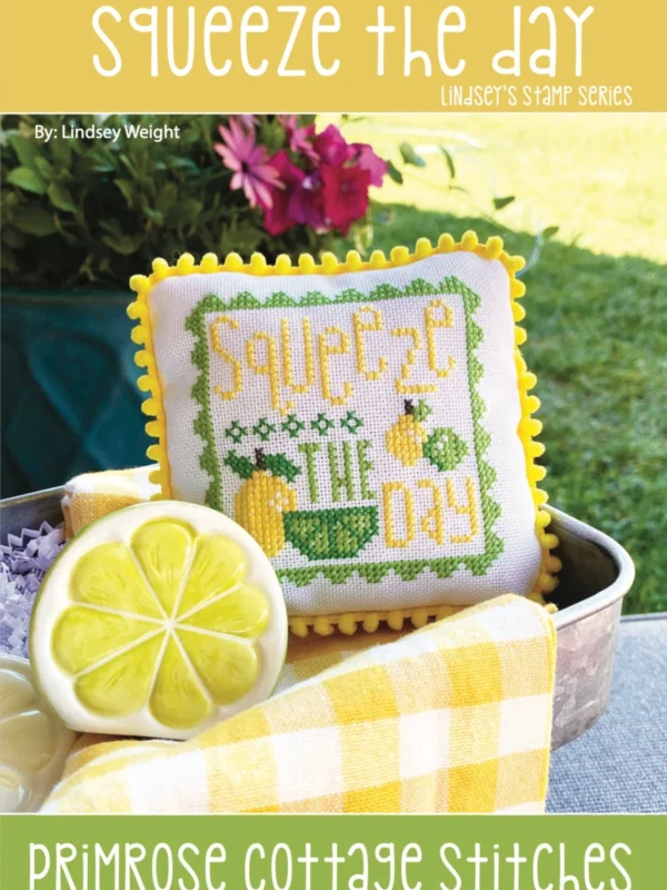 Squeeze the Day Cross Stitch Pattern by Primrose Cottage
