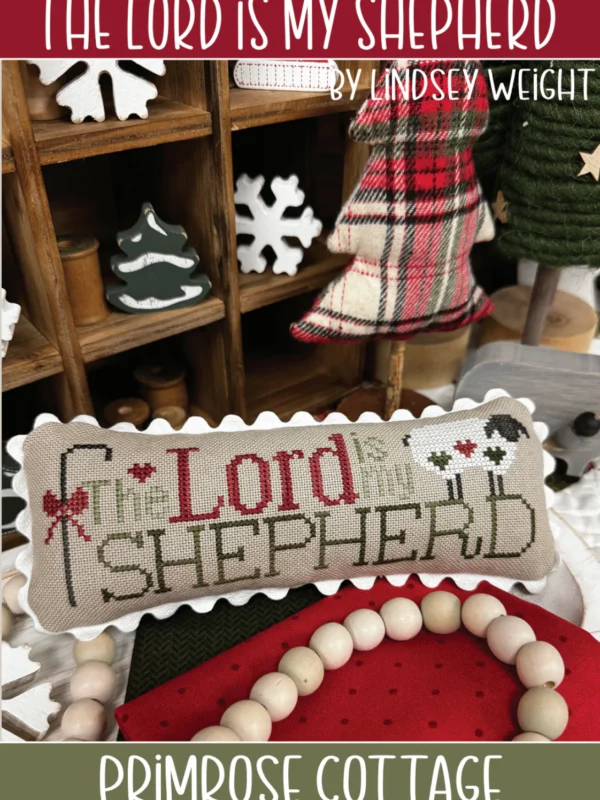 The Lord is my Shepherd Cross Stitch Pattern by Primrose Cottage