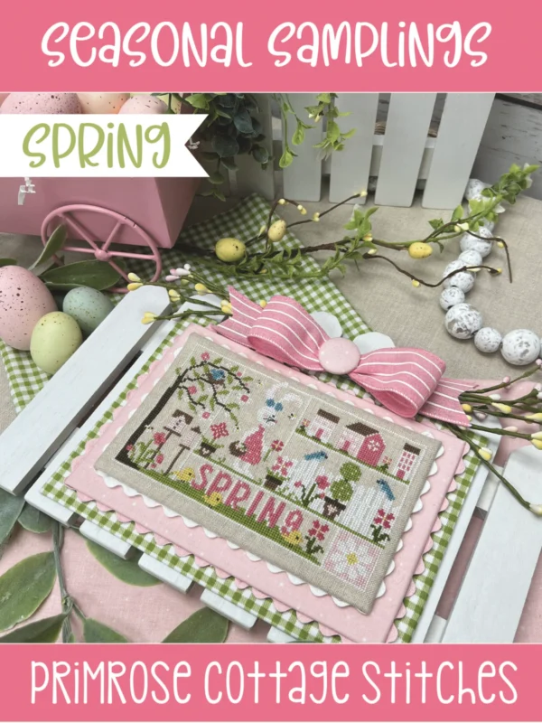Seasonal Samplings: Spring Cross Stitch Pattern by Primrose Cottage