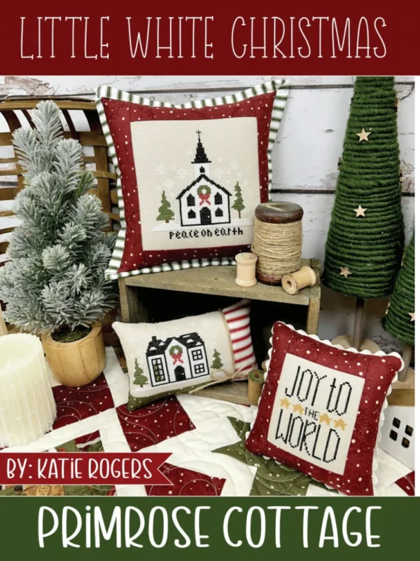 Little White Christmas Cross Stitch Pattern by Primrose Cottage