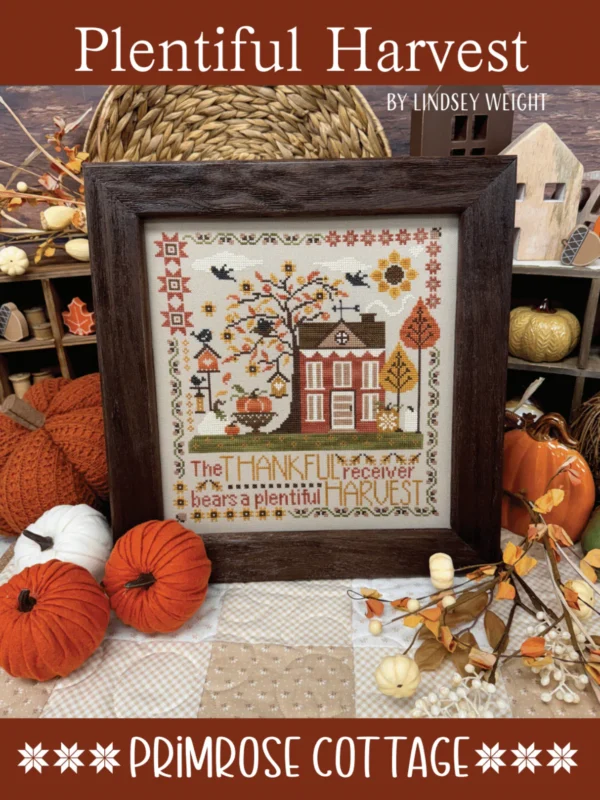 Plentiful Harvest Cross Stitch Pattern by Primrose Cottage