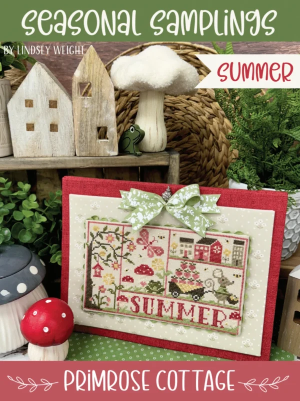 Seasonal Samplings: Summer Cross Stitch Pattern by Primrose Cottage
