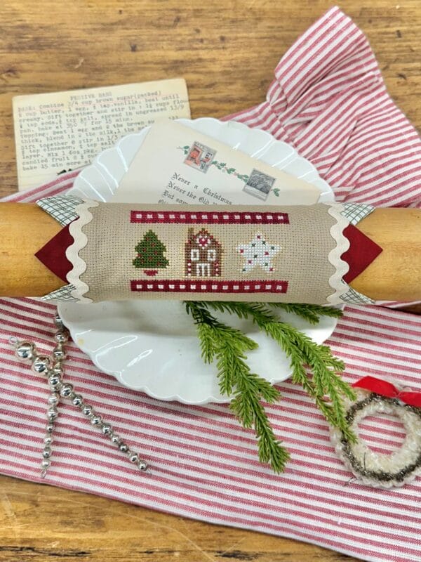 Gingerbread Rolling Pin cross stitch pattern cover