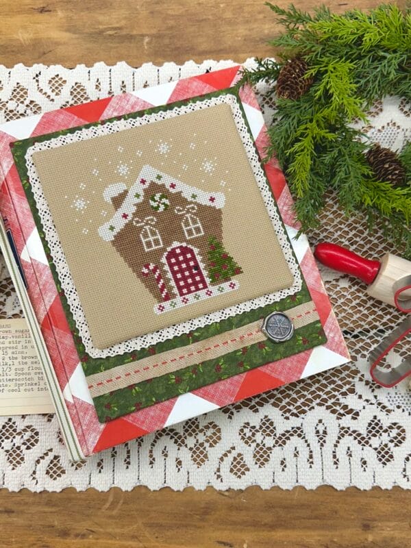 Sweet Gingerbread House cross stitch pattern cover
