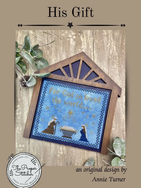 His Gift cross stitch pattern cover
