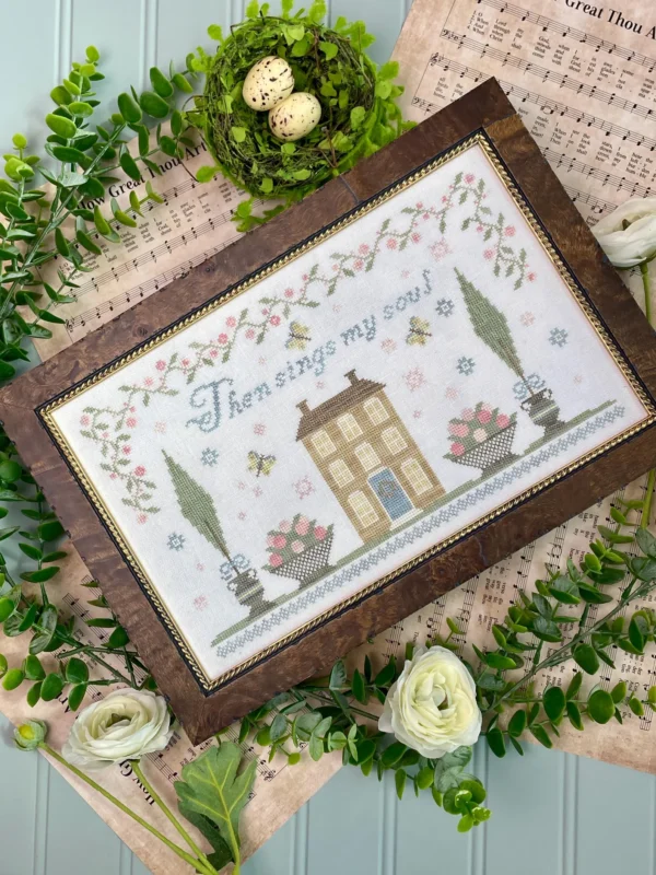 Then Sings My Soul cross stitch pattern cover