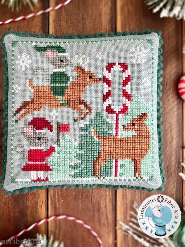 Mousecapades 4: Reindeer Games cross stitch pattern cover