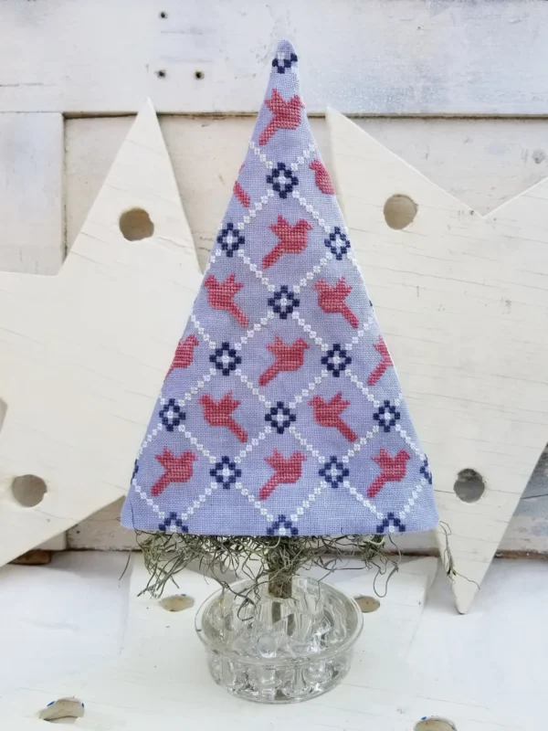Birdie's Quilt Tree cross stitch pattern cover
