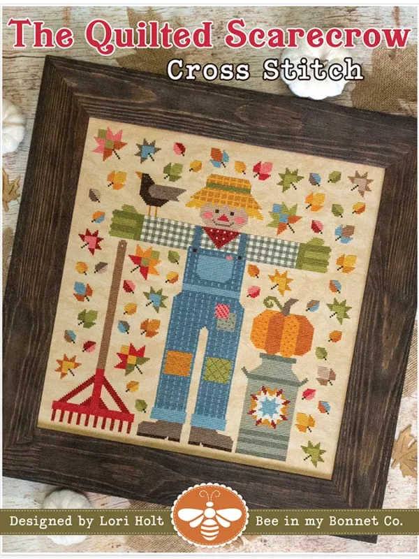 The Quilted Scarecrow cross stitch pattern cover