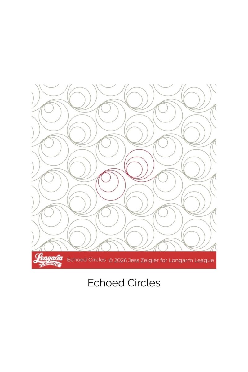 Echoed Circles Longarm Pantograph