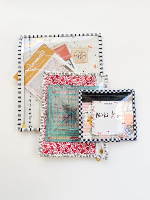 Minki Kim Flatmates Pouch Trio Pattern Minki Kim Flatmates Pouch Trio Pattern