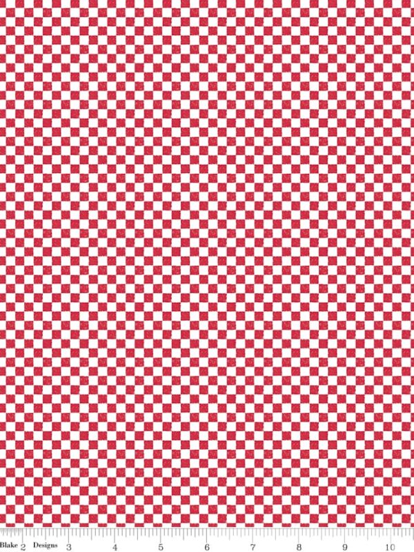 Check Please! 1/4" Check Red