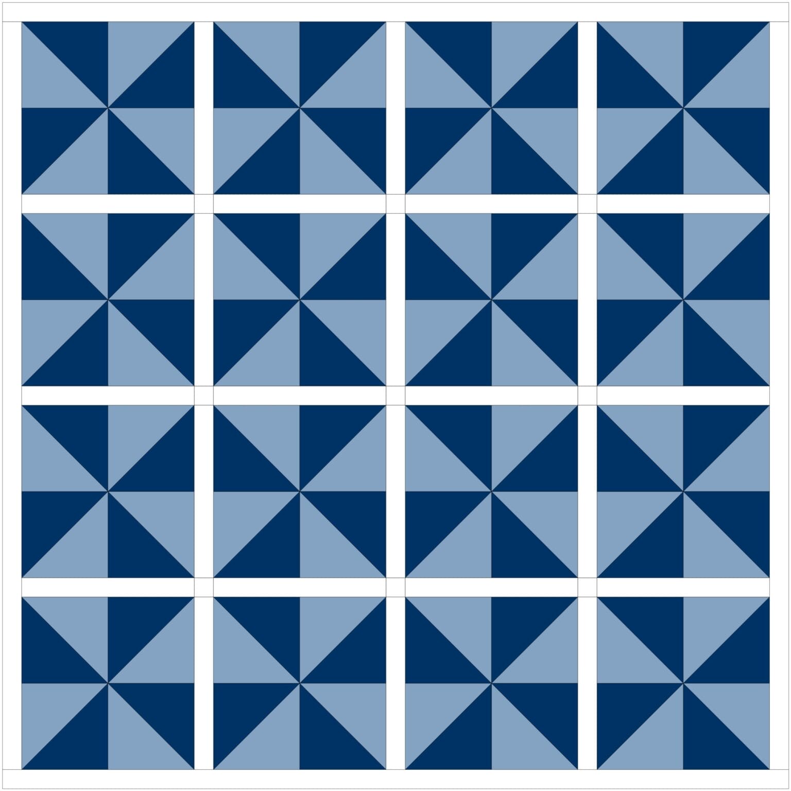 Pinwheel Quilt Block: A Classic Block Built with Half-Square Triangles ...