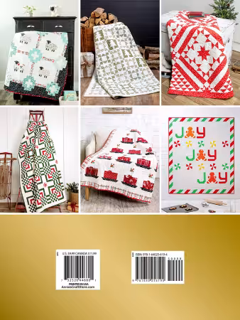 Christmas Quilting with Wendy Sheppard book, 48-page softcover featuring nine festive quilt patterns inspired by classic carols and winter memories.