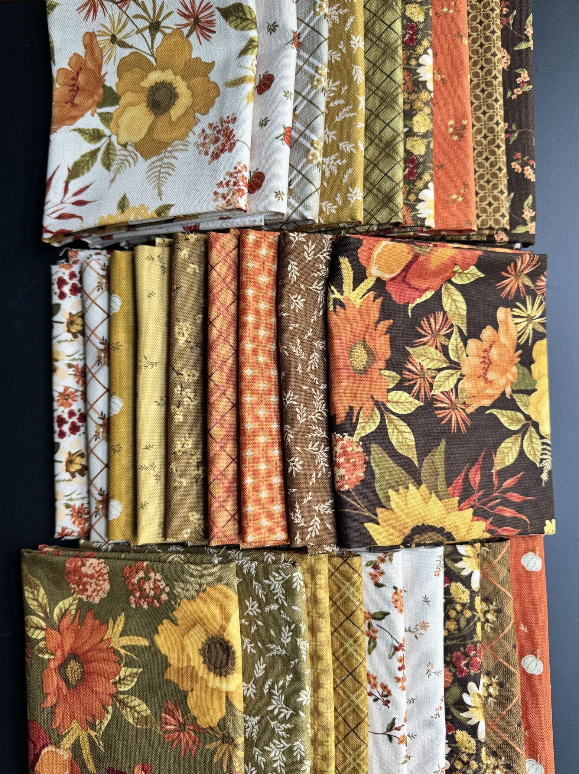 Bountiful fabric collection by Sandy Gervais